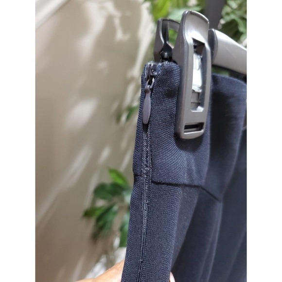 Jones Wear Women's Solid Blue 100% Polyester Straight Pleated Mini Skirt Size 14 - Picture 5 of 11